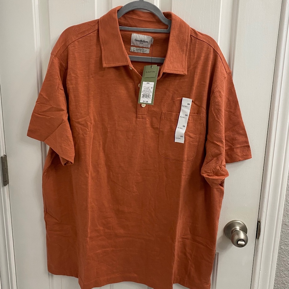 2 for 1! Men’s Goodfellow & Co “sheer spice” xxl shirt new with tags